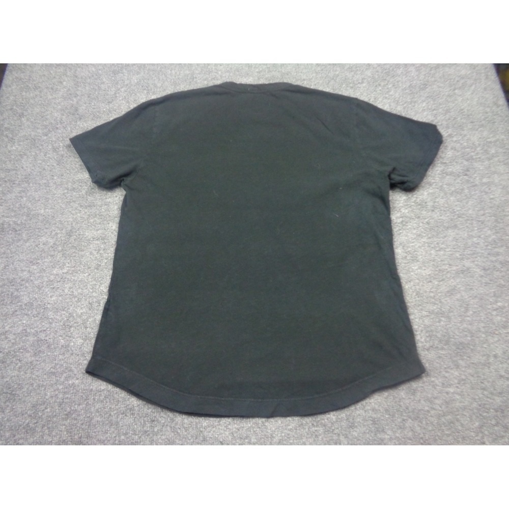 Buck Mason Shirt Mens M Slub Cotton Curved Hem Crewneck Tee Made USA - Picture 3 of 9